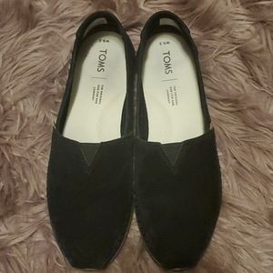 TOMS Suede Leather Wrap Alpargatas